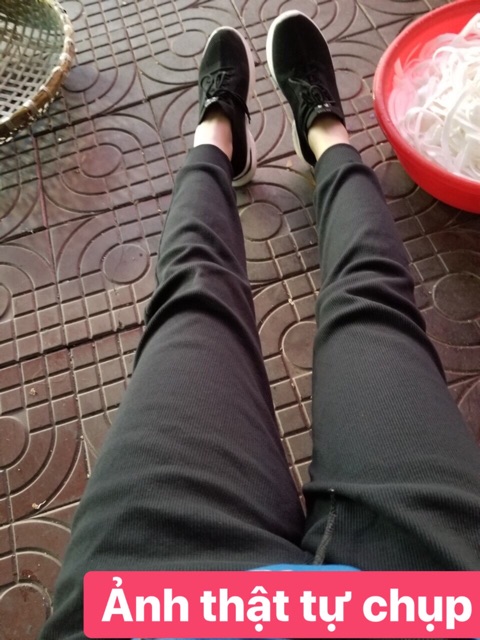 Quần Jogger nữ thun gân