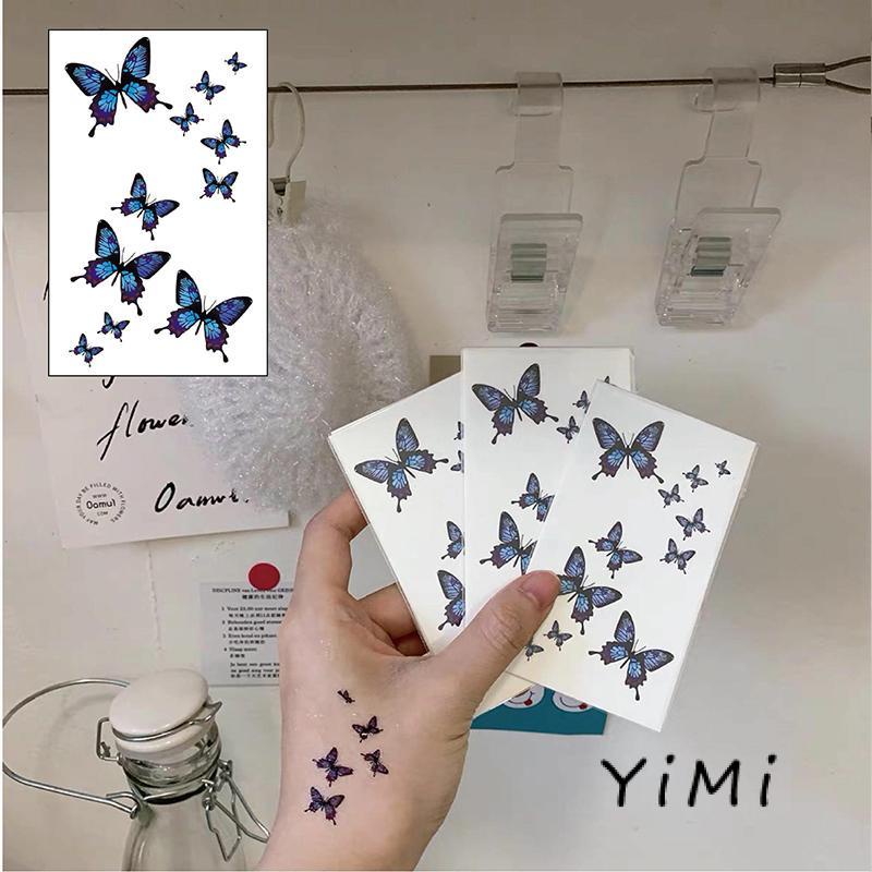 Hình xăm dán không thấm nước, hình con bướm được cá nhân hóa