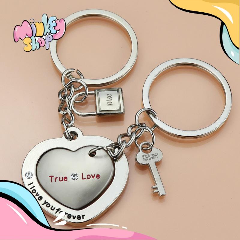 Móc Khóa Sắt Bạc Nhiều Hình Cute Phụ Kiện Túi Xách Dễ Thương 02MKSB - Minkey