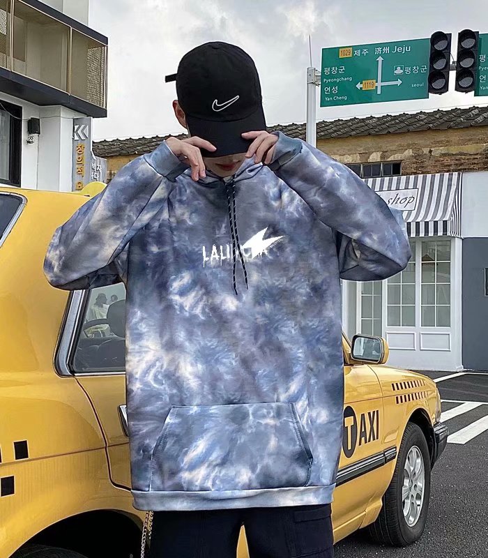 Áo Hoodie Tay Dài Phong Cách Hip Hop Đường Phố Cá Tính Trẻ Trung Cho Nam M-5Xl