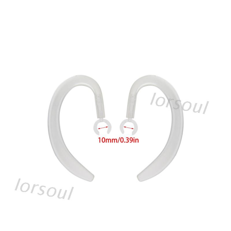1 Cặp Móc Tai Nghe Bluetooth Bằng Cao Su Có Thể Xoay Được