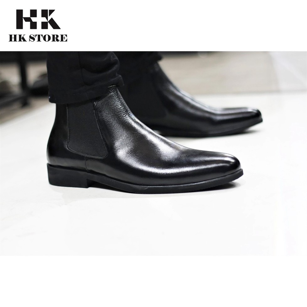GIÀY CHELSEA BOOTS DA BÒ CAO CẤP KIỂU DÁNG HOT NHẤT - BẢO HÀNH 12 THÁNG | BigBuy360 - bigbuy360.vn