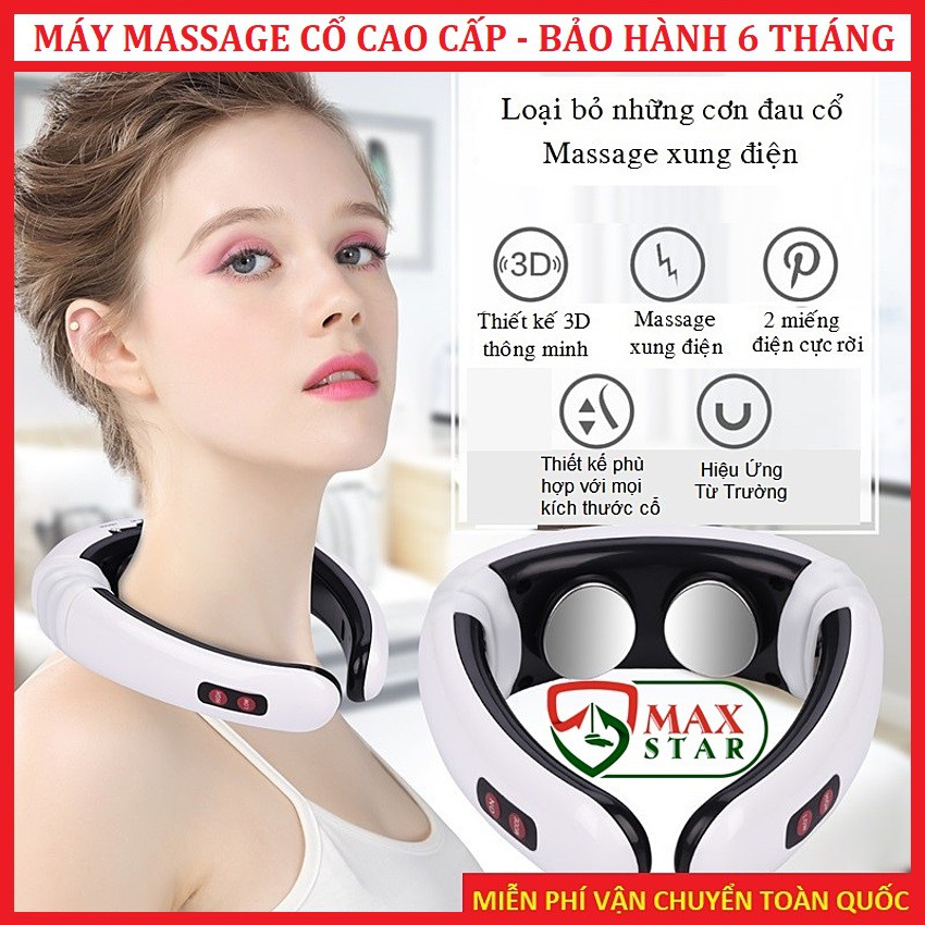 Máy massage cổ vai gáy vật lý trị liệu CAO CẤP LOẠI 1 Massage cổ thông minh ✅