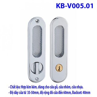 Khóa cửa lùa Kibath V005