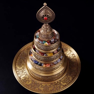 Mandala cúng dường bằng đồng