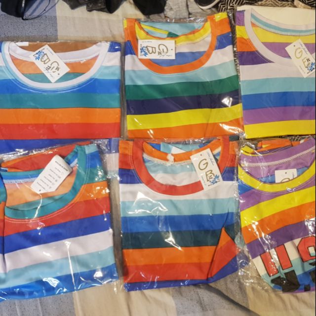 Áo thun cầu vồng 3 bộ 100k