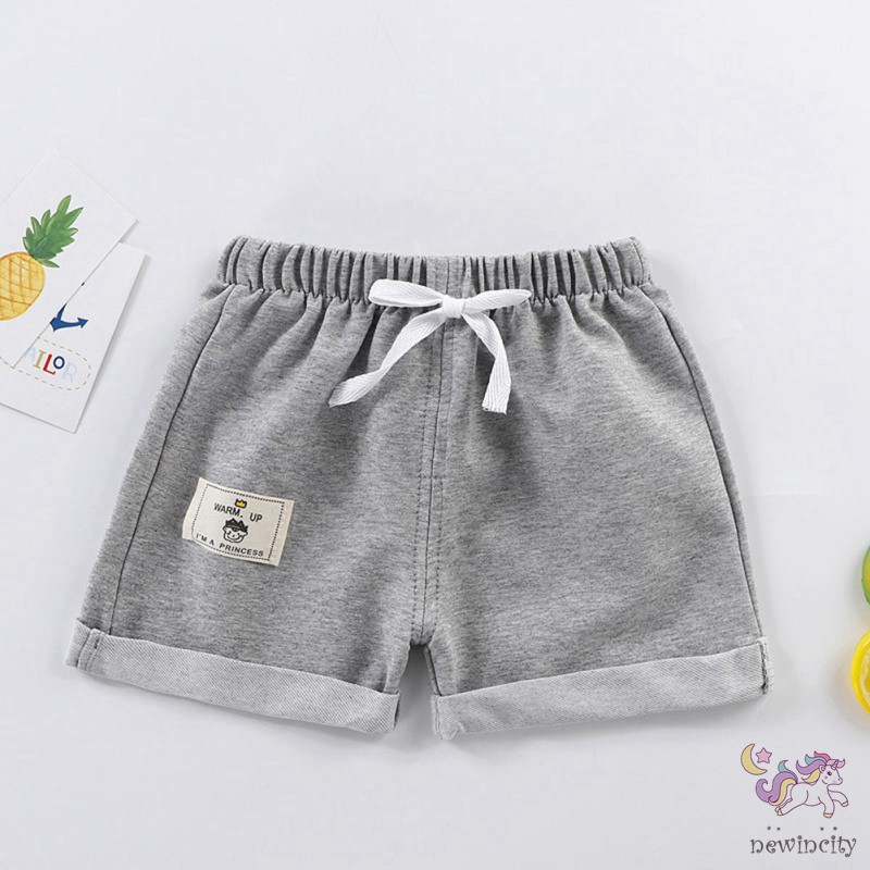 Quần Short Cotton Thể Thao Cho Bé Trai / Gái (1-5 Tuổi)