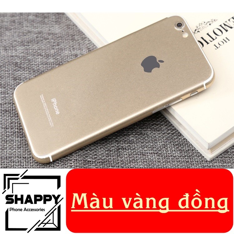 Skin Dán Nhung Đổi Màu Giả 7 Dành Cho IPhone 6/6Plus [Shappy Shop]