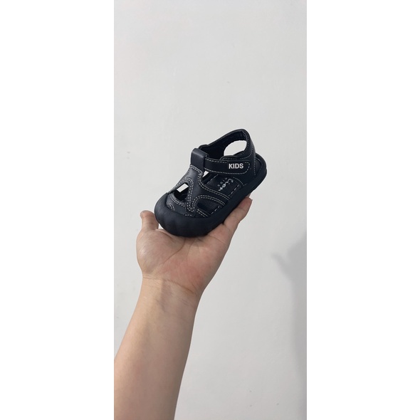 Sandal rọ cho bé trai và bé gái da mềm, đế chống trượt siêu đẹp cho bé 0-3 tuổi Babybees (3306)