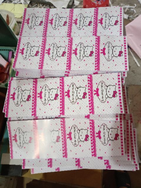 Phiếu giao hàng hellokitty 1 liên khổ A6 100t/q cho các shop bán hàng online