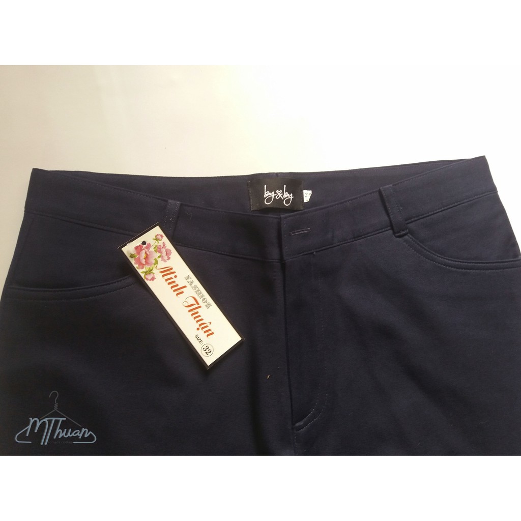 Quần Tây Vải Cao Cấp Nữ Màu Xanh Đen | BigBuy360 - bigbuy360.vn