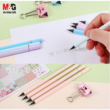 Bộ 6 cây Bút chi M&amp;G AWP357X6 màu Pastel nhẹ nhàng