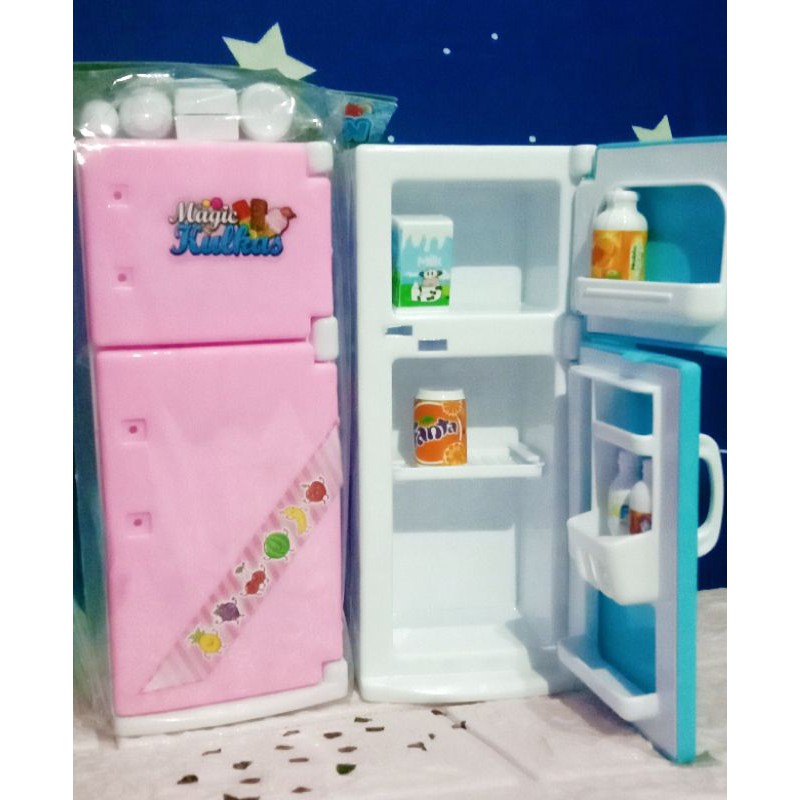 Tủ Lạnh Đồ Chơi Búp Bê Barbie Đáng Yêu