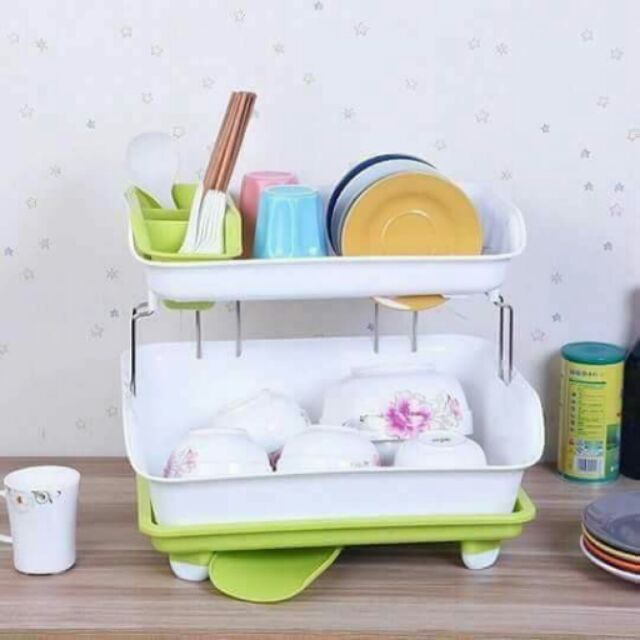 KỆ ÚP CHÉN ĐĨA 2 TẦNG