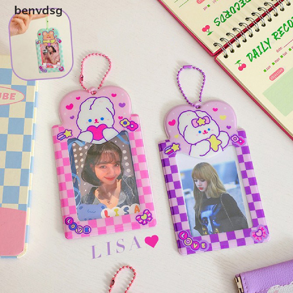 Benvdsg &gt; Ví Đựng Ảnh Thẻ Hình Thỏ Kawaii Kpop Bảo Vệ Ảnh Thần Tượng