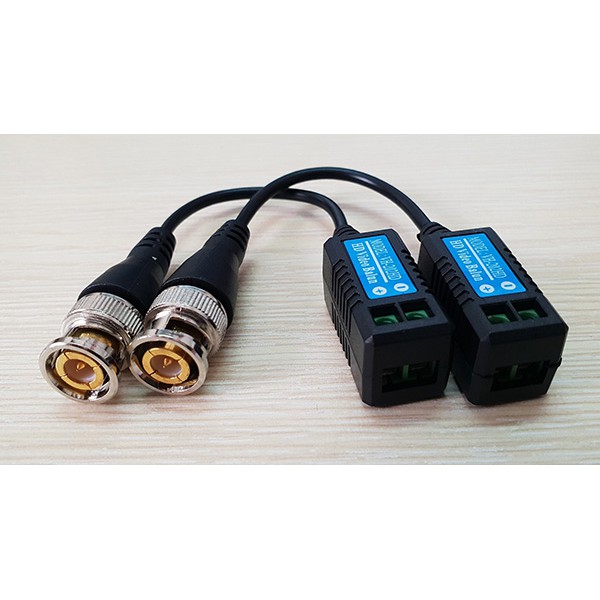 Video Balun UTP 5MP hỗ camera AHD/CVI/TVI khoảng cách lên tới 600m