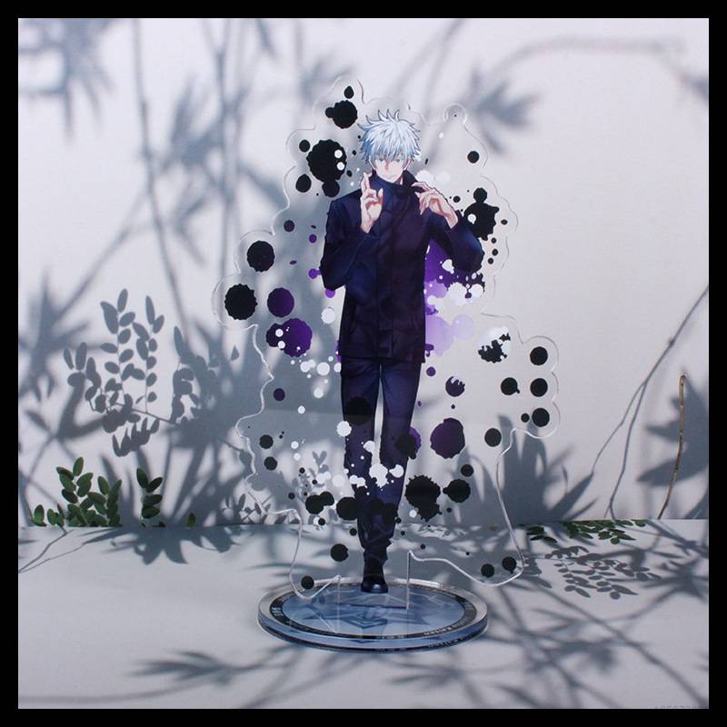 Mô Hình Nhân Vật Jujutsu Kaisen Gojo Satoru Megumi Itadori Yuji Bằng Acrylic Để Bàn Trang Trí