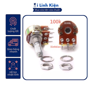 Chiết áp đôi 100K WH148-B100K 15mm Combo 5 con