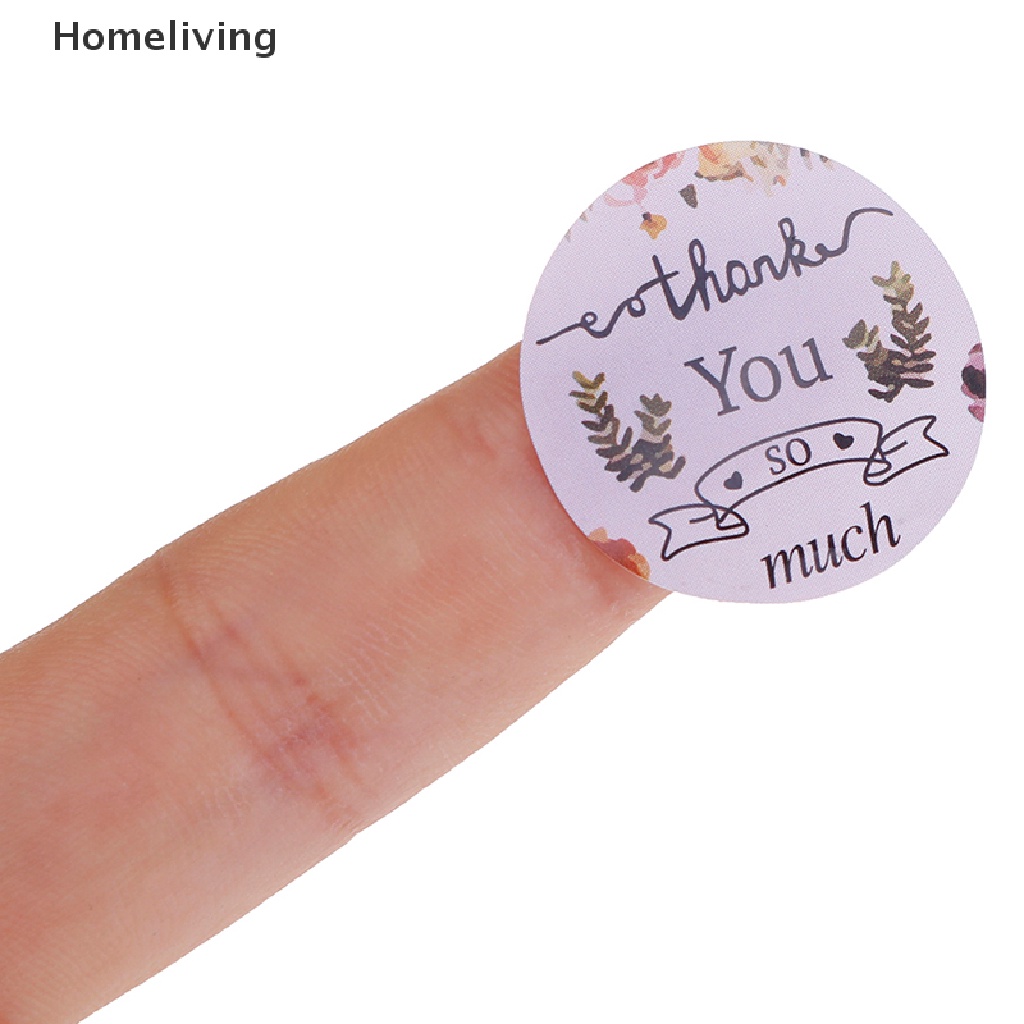 Cuộn 500 Nhãn Dán Tròn Thank You Trang Trí Tiệc