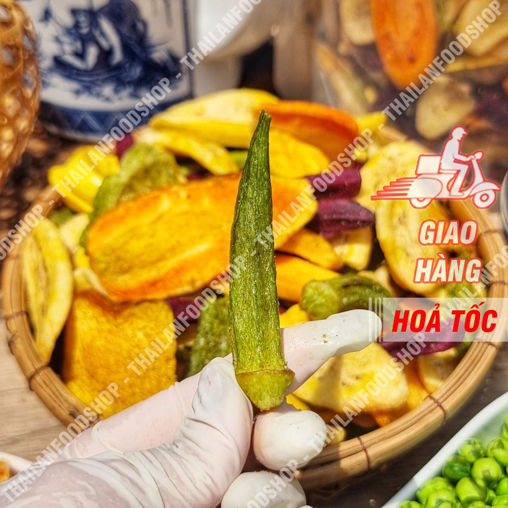 Trái Cây Rau Củ Sấy Thập Cẩm Túi 500gr