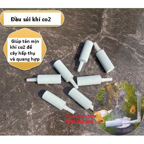đầu sủi khí co2 giá rẻ( không dùng được cho máy oxi)- quả sủi co2 sử dụng cho bình chế cung cấp co2 cho bể thủy sinh