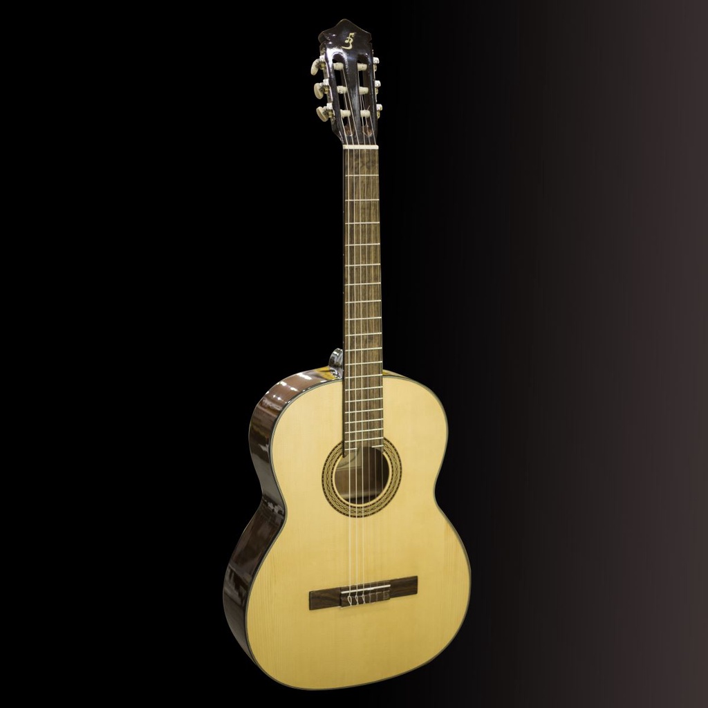 Đàn Guitar Classic Ba Đờn C120 | Full gỗ thịt, có ty chỉnh cần, tặng kèo full phụ kiện