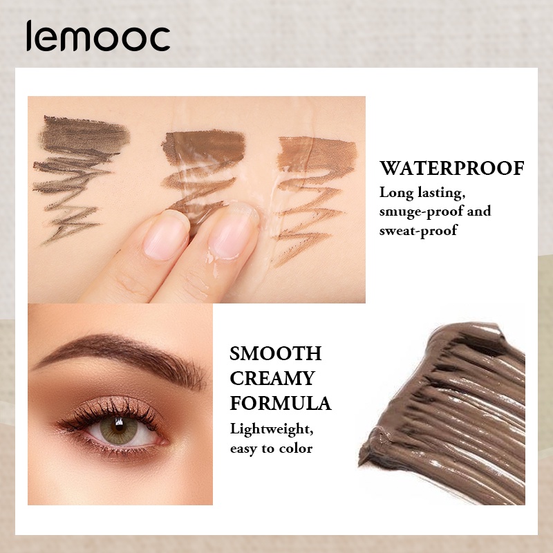 [Hàng mới về] Gel kẻ lông mày dạng lỏng lâu trôi chống thấm nước Lemooc