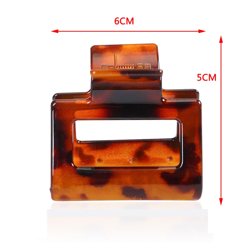 Kẹp tóc Haimeikang hình vuông thời trang retro thanh lịch