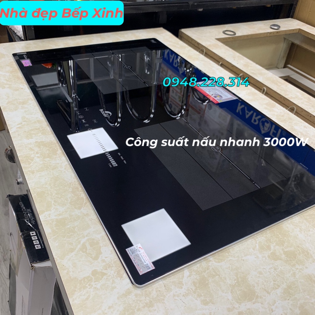 Bếp từ đôi Bauer BE 668GTA  Bếp Sử dụng Linh kiện mạch Copreci & Eika Châu Âu, Nhập khẩu Malaysia
