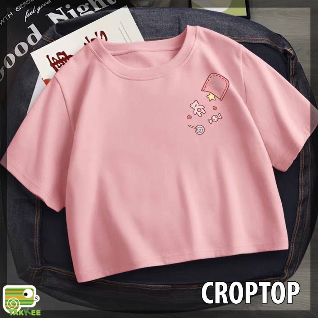 Áo Phông Dáng Crotop, Áo Phông Nữ Dáng OverSize Thời Trang Trẻ Trung Giá Rẻ