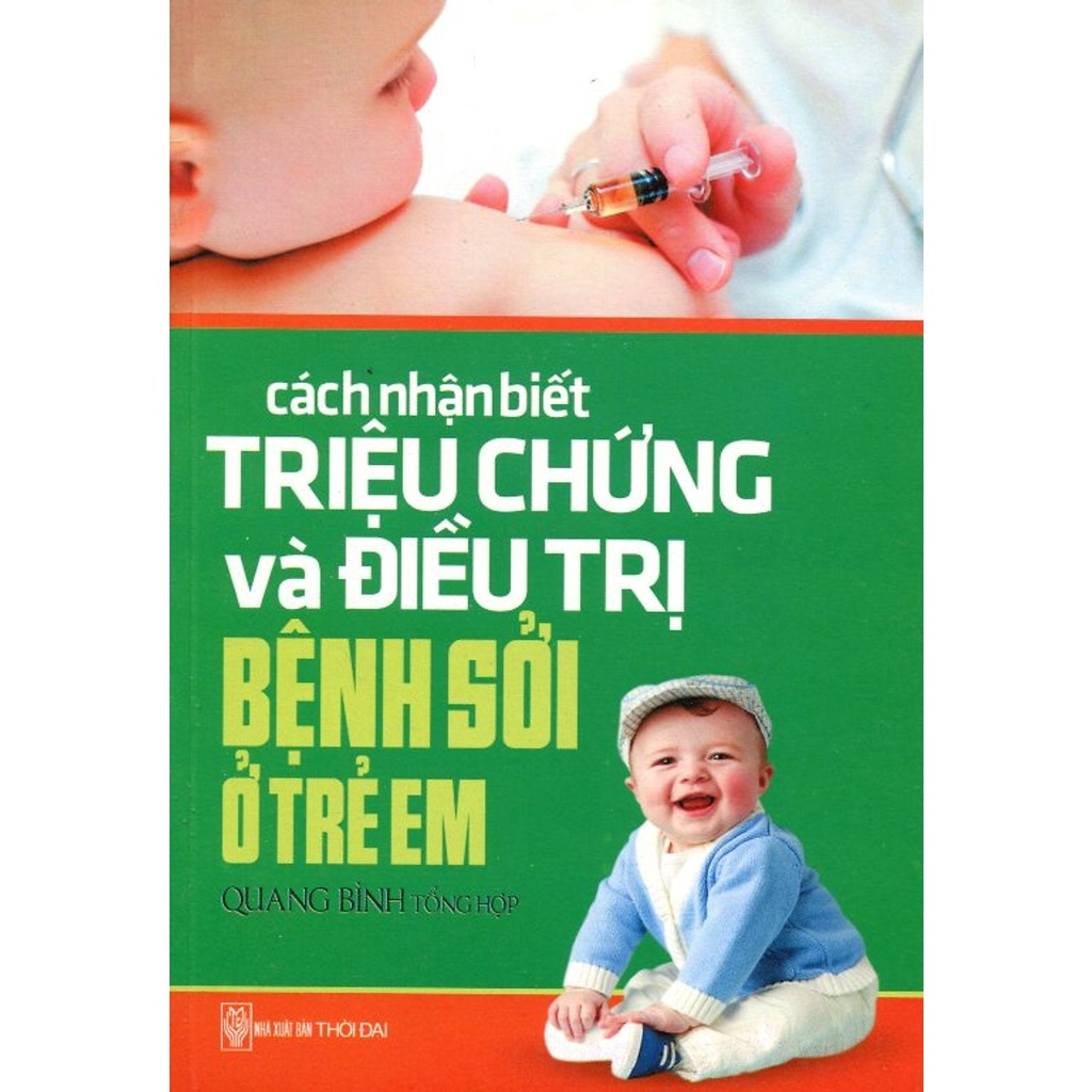 Sách - Cách nhận biết triệu chứng và điều trị bệnh sởi ở trẻ em