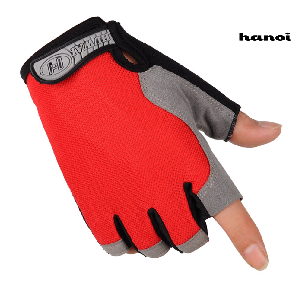 1Pair Bicycle Mountain Bike Lightweight Yoga Training Non-slip Half-finger Glove