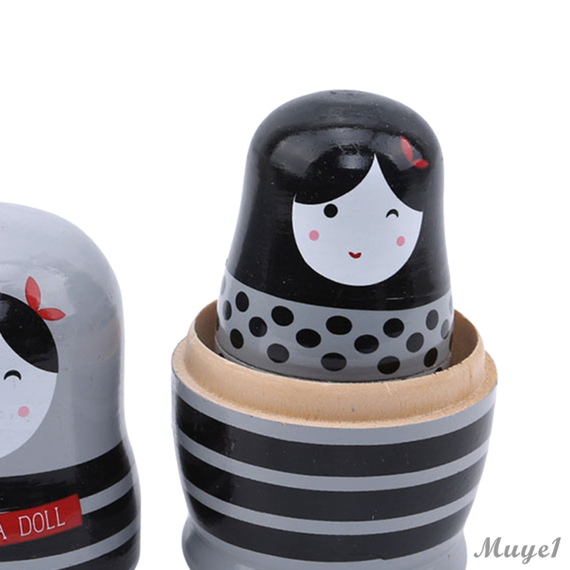 Bộ 5 Búp Bê Nga Matryoshka Bằng Gỗ