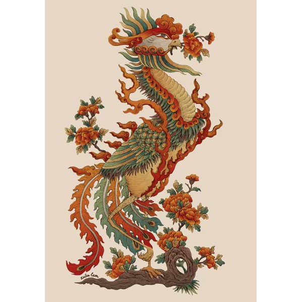 Tranh đông hồ rồng treo