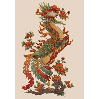 tranh đông hồ rồng treo