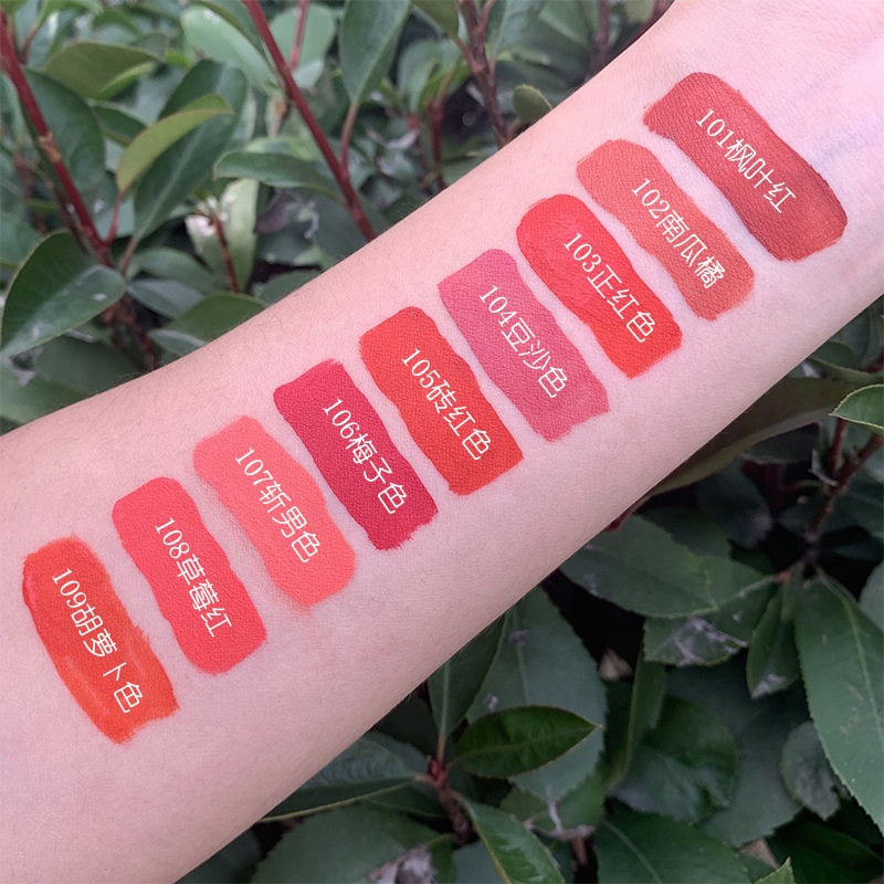Set 9 son kem lì dưỡng môi không trôi Frink Color 9 màu - Diki