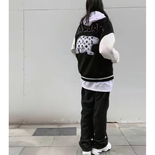 (ORDER) VARSITY JACKET BEAR BLACK AIR- ÁO KHOÁC