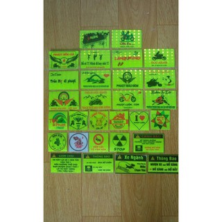 combo 29 logo phản quang , logo phượt