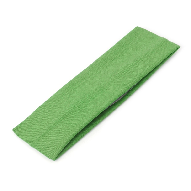 Băng Đô Thể Thao Bằng Cotton Pha Co Giãn Bản Rộng Thấm Hút Mồ Hôi Cho Nữ