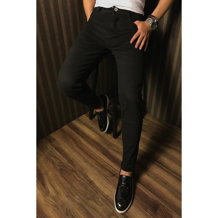 Quần Jeans Đen Chất Co Giãn Dáng Body Trẻ Trung | BigBuy360 - bigbuy360.vn