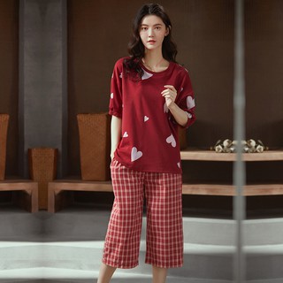 Bộ đồ nữ mặc nhà cotton mềm nhẹ - E20