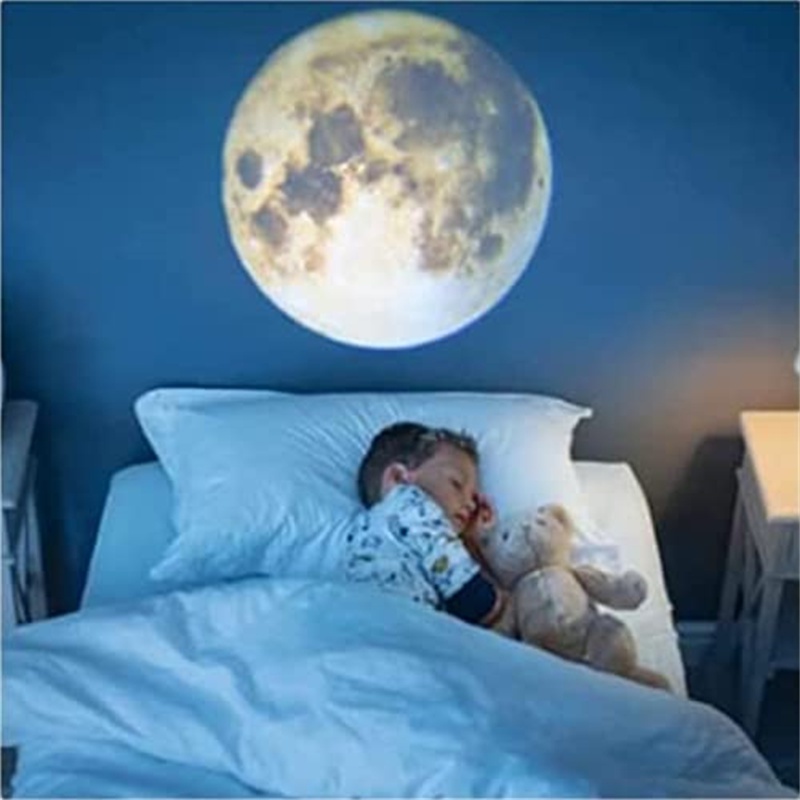 Đèn Led Chiếu Phông Nền Hình Trái Đất / Mặt Trăng / Ngôi Sao Trang Trí Phòng Ngủ Cho