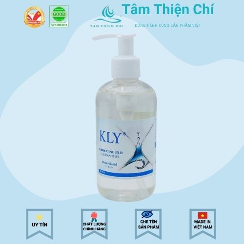 Gel bôi trơn gốc nước KLY Chai 250 ml