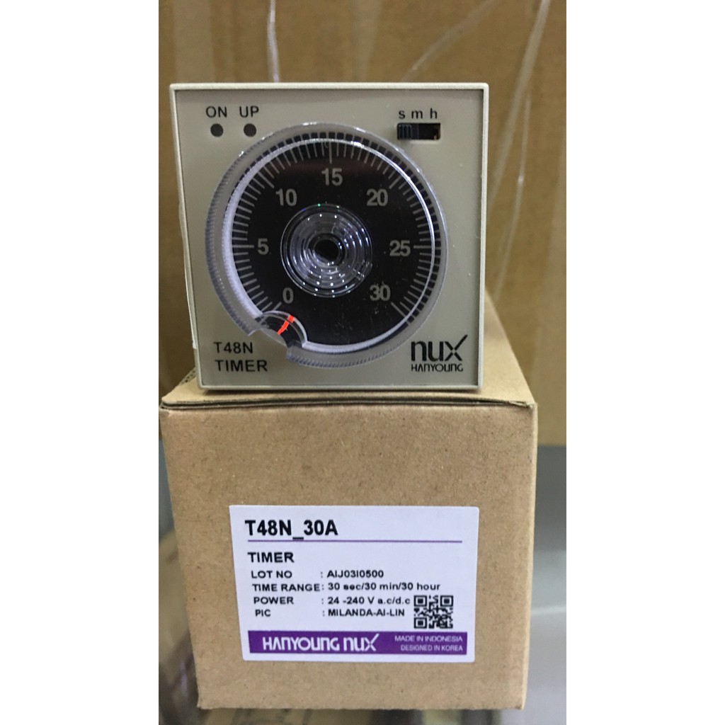 Rờ le thời gian ( Timer)  T48N-30-AHanyoung Nux