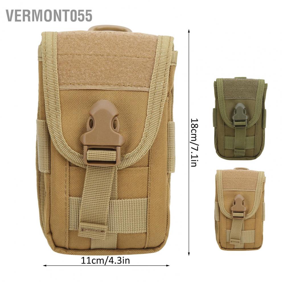 Có thể bán buôn Cắm trại ngoài trời đa chức năng Túi điện thoại di động Túi đi bộ đường dài Đi bộ đường dài Gói eo Ví Vermont055 Hàng giao ngay