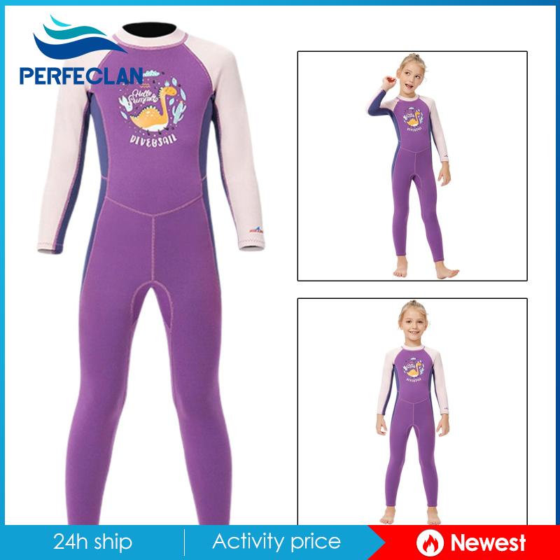 [Perfeclan] Bộ Đồ Bơi Lặn / Lướt Ván Dày 2.5mm Dành Cho Trẻ Em