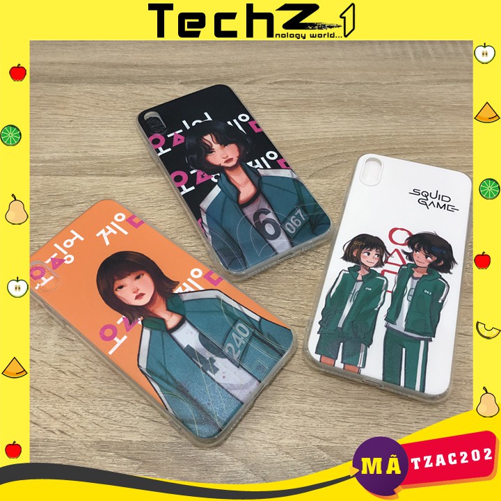 Ốp lưng XS Max Squid Game chất silicon dẻo - Mã TZAC204