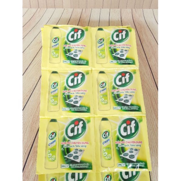 Kem Tẩy Chuyên Dụng Cif 20ml Đa Năng Siêu Sạch, Siêu Sáng