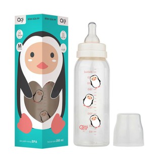 Bình sữa Agi cổ hẹp 250ml  Mít Sữa