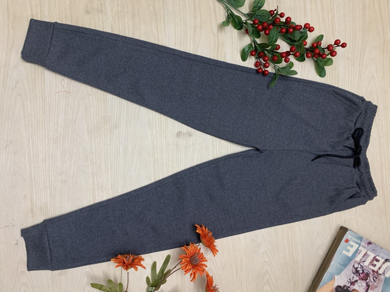 Quần Nỉ Thu Đông Nữ - Quần dài mặc nhà đi chơi đều đẹp, quần jogger nữ bo gấu chất thun trẻ trung
